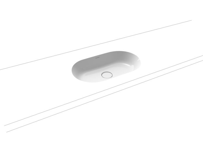 Tvättställ, Handfat, Underlimmad Centro
